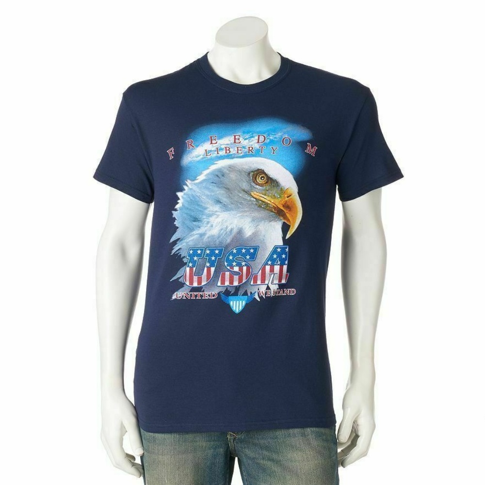 4th of July T-Shirt Eagle L, XL, XXL USA